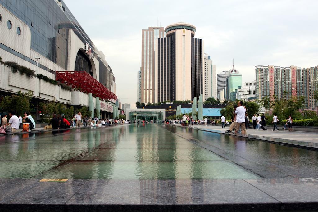 Shenzhen Luohu Railway Station Hotel - Commercial Building Eksteriør billede